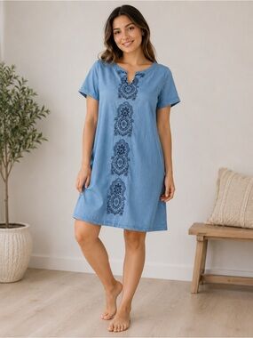 Westport embroidered tencil dress 8
